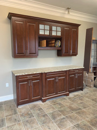 Wall Cabinet with Granite Countertop