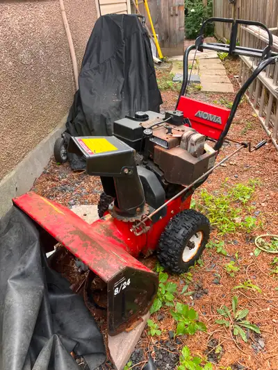 24" Noma snowblower, View more