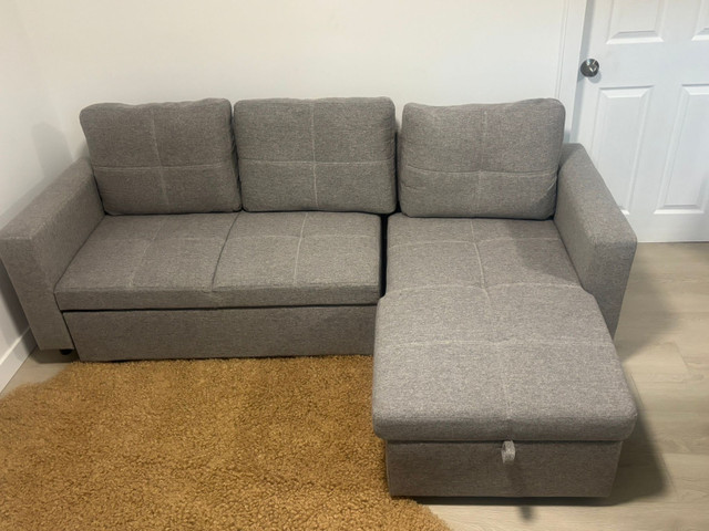 ️ Stylish Convertible Sofa Bed with Storage - $1000 in Couches & Futons in Kitchener / Waterloo - Image 2