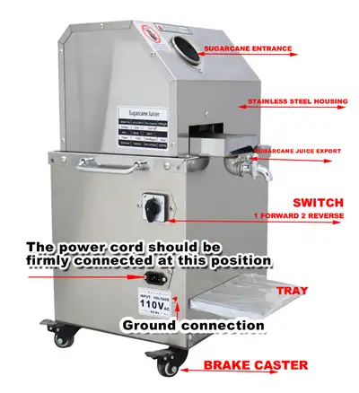 Electric Sugar Cane Press Machine Juicer Machine 134215, View more