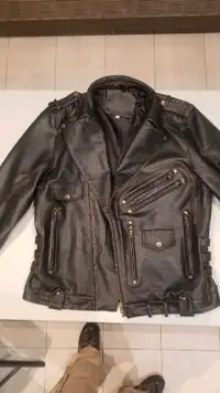 Vintage biker leather Jacket ( original )