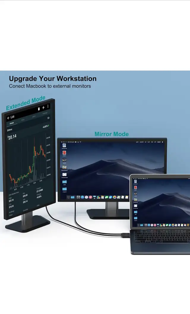 BENFEI USB C to DisplayPort 6 Feet Cable(8K@60Hz 4K@144Hz), USB  in General Electronics in Mississauga / Peel Region - Image 6