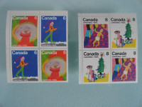 Timbres neufs du Canada, à 1,50$ chaque coins ou block