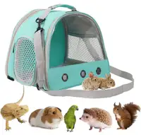 Small Animal Travel Carrier for Hedgehog, Rat, Parrot, Bird, etc