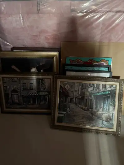 2 large pictures house decour , View more