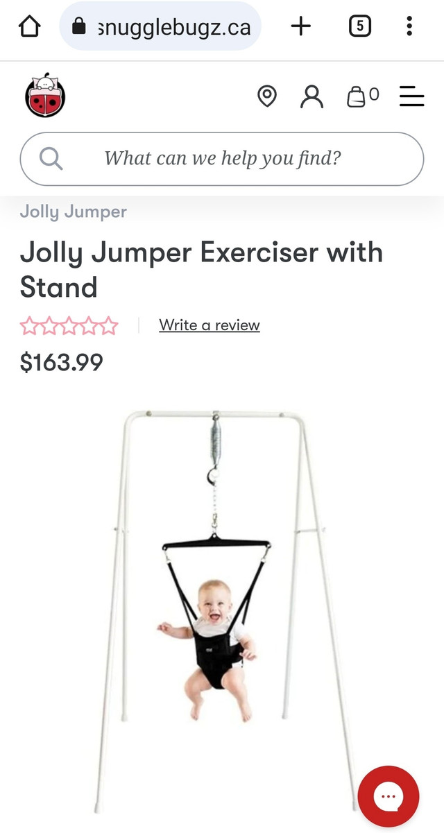 Jolly Jumper with Stand in Playpens, Swings & Saucers in Oshawa / Durham Region - Image 2