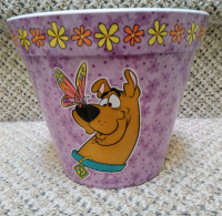 Vintage Scooby-Doo Flower POT Plant Pot