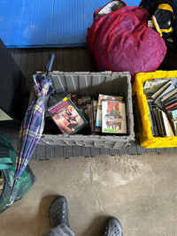 Box of DVDs 