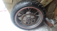 rims , tires, rotor,   concourse. kawasaki 1400cc