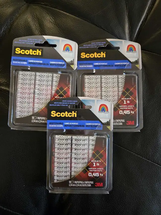 Scotch Mounting Squares $5 Each in Hardware, Nails & Screws in City of Toronto - Image 2