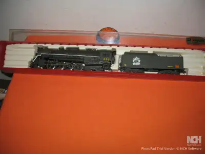 HO Canadian National Railroad CNR Loco #678 -2-8-4- The Large Daddy of Locos. Electric Train Model R...