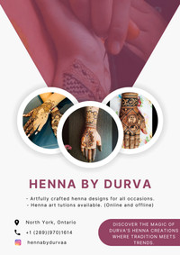 Henna art and tattoos 