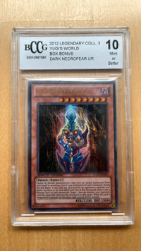Legendary Collection 3 Dark Necrofear Mint Beckett BCCG 10 (PSA)