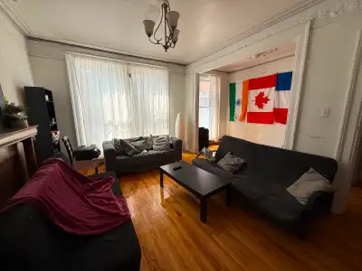 Furnished Large 8½ Apartment For Sublet - July and August.