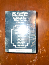 1993 pro billiards card set
