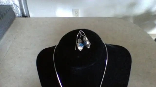 CARIBEAN DRUZY/BLUE OPLET/STERLING SIVER SET62863731835651124