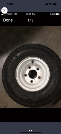 New 18.5x8.5-8 Carlisle tire /rim
