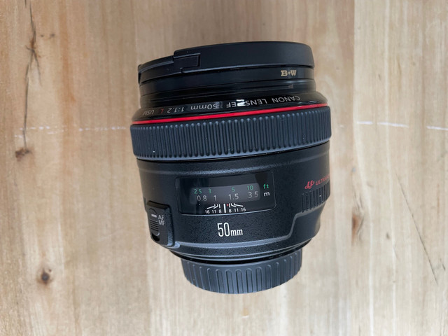 Canon EF 50mm 1:1.2 USM dans Appareils photo et caméras  à Lac-Saint-Jean - Image 2