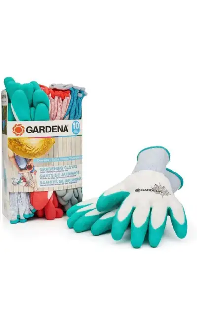 Gardena Latex Gardening Gloves, 10 Pairs, New, Sealed in package, View more