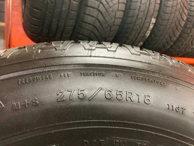 275/65R18 *6x135/6x139.7*USED ALL SEASON WHEELS GOODYEAR ~60-85% in Tires & Rims in City of Toronto - Image 6