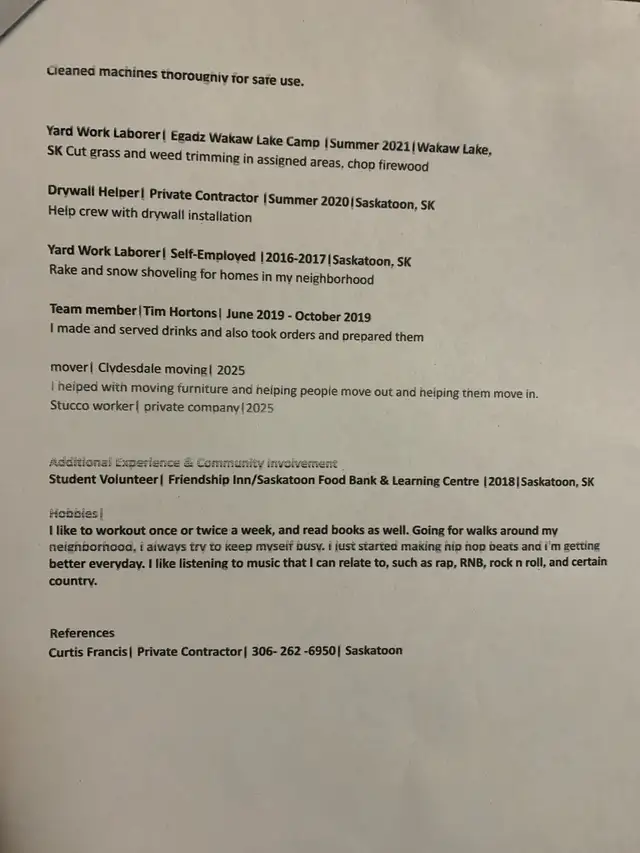 looking for cash job in General Labour in Saskatoon - Image 3