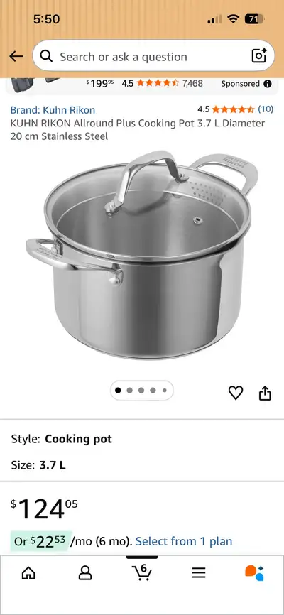 Kuhn Rikon  Stock pot, View more