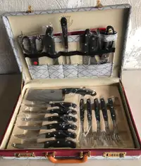 Royal Germany 23pc Kitchen Knife Set with Storage Case