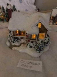 Christmas Childhood Home $50, Painter of Light 2008 collectible,