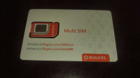 Brand new Rogers Multi Sim Card