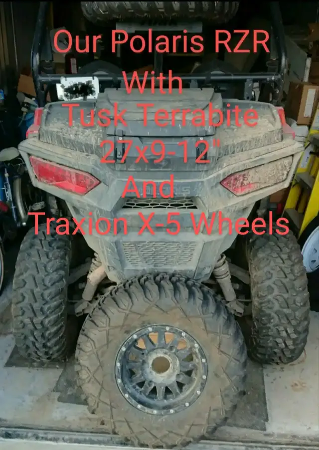 Polaris RZR Traxion X-5 Wheels 14" Rims 4/156 Pattern 6+1 Offset in ATV Parts, Trailers & Accessories in Guelph - Image 11