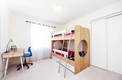 Bunk bed with office desk for sale, View more