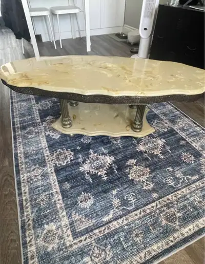 real marble coffee table, View more