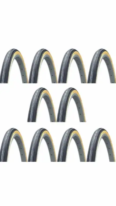 New 27” x 1 1/4 Vintage Road Bike Gumwall Tires Bicycle 27x1 1/4, View more