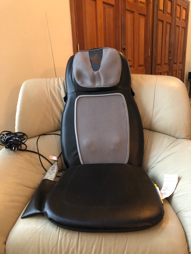 Homedics massage chair pad with remote - excellent condition in Health & Special Needs in Edmonton