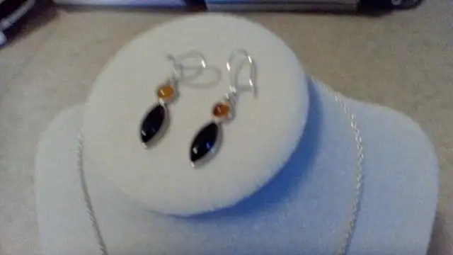 CHERRY/HONEY/COGNAC AMBER NECKLACE/EARRINGS62863267293954124