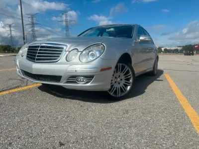 2008 Mercedes-Benz E350 4MATIC • Color: Silver exterior with black interior • Mileage: 164,000 km •...