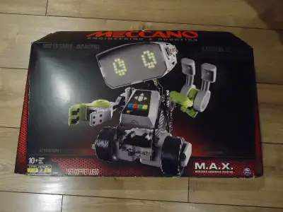 Meccano robotic interactive toy with Artificial Intelligence, STEM building set for ages 10 and up....