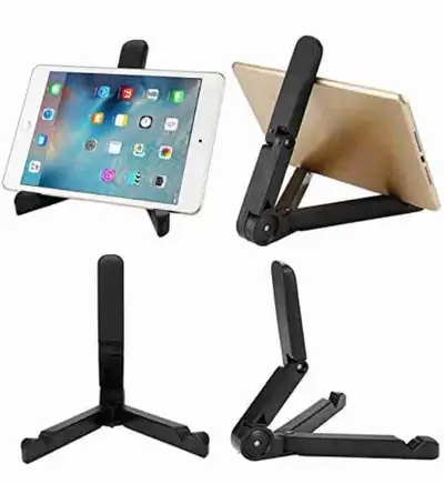 Adjustable Tablet Holder Stand Compatible with iPad, Samsung Gal, View more