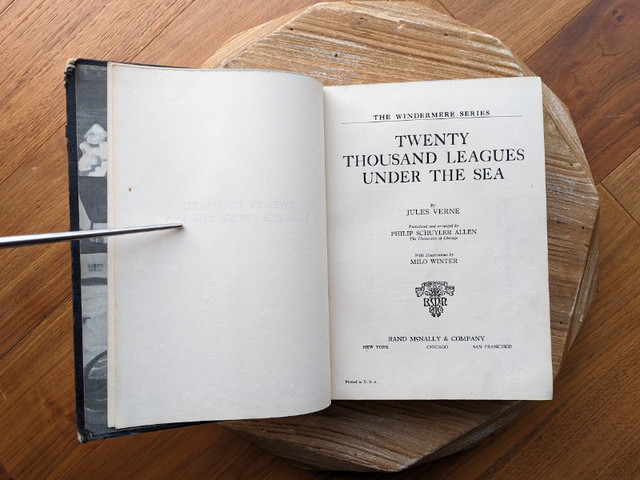 1940 Twenty Thousand Leagues Under the Sea by Jules Verne in Textbooks in Port Alberni - Image 4