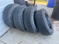 4-185 / 70R14 Tires with Rims