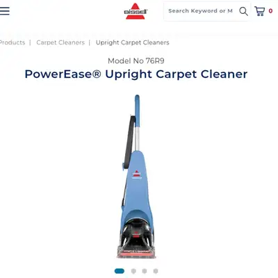 Selling one PowerEase® Upright Carpet Cleaner. (Light blue). Parents used it once. Works great. Boug...