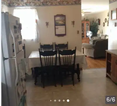 Newly renovated bedroom and basement. Bedroom comes fully furnished mini fridge and ceiling fan. Wi-...