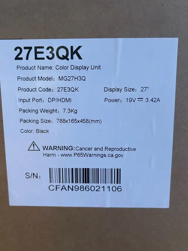 KOORUI 240Hz Monitor in Desktop Computers in Ottawa - Image 7