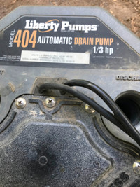 Liberty 404 automatic drain pump