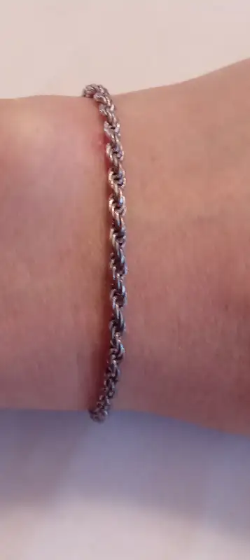 VINTAGE 925 STERLING SILVER BRACELET, View more