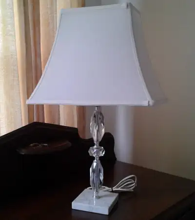 Vintage Glass Table Lamp, View more