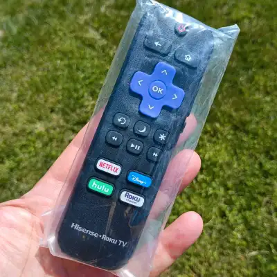 Remote control for Hisense Roku tv , View more