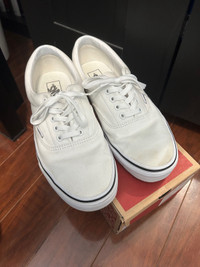 White Vans Era Shoes
