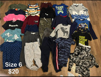 Boys clothes size 4-6