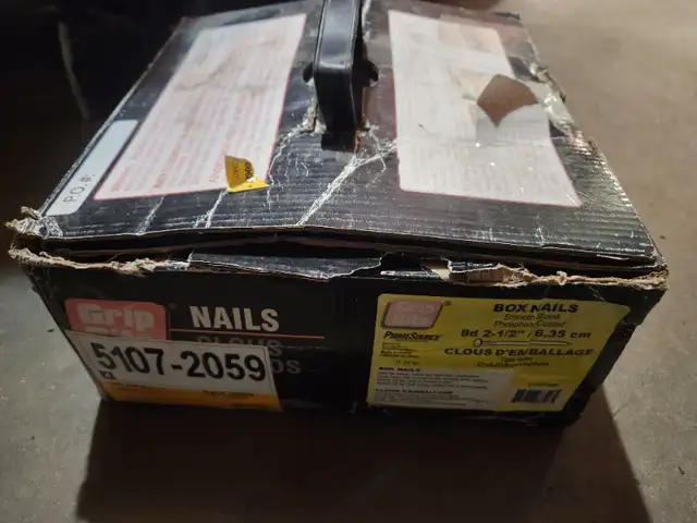 Nails (50 LBS) Phosphate Coated.2x 25LB Cases 2.5 inch in Hardware, Nails & Screws in Edmonton - Image 2
